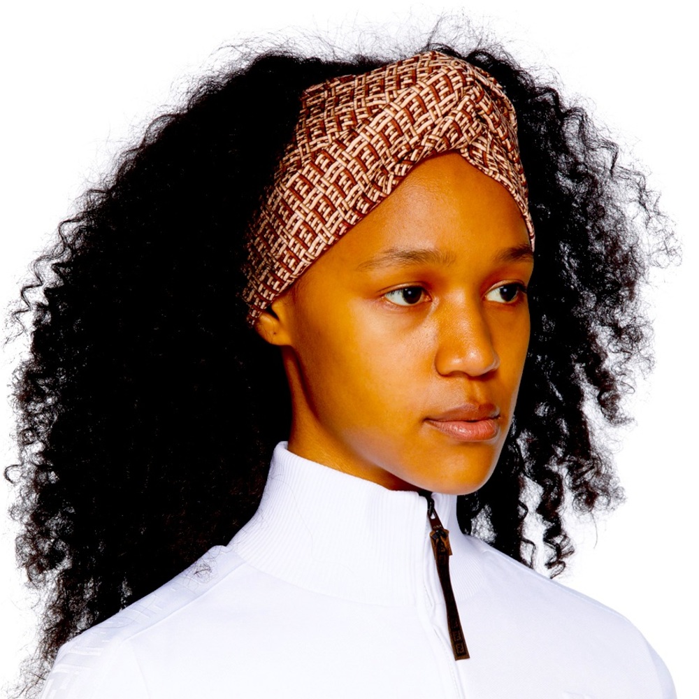 FENDI - FOREVER FENDI PINK & BROWN HEADBAND